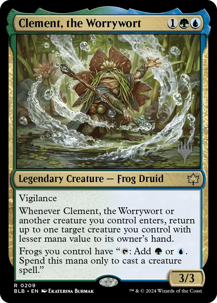 Clement, the Worrywort (Promo Pack) [Bloomburrow Promos] | North of Exile Games