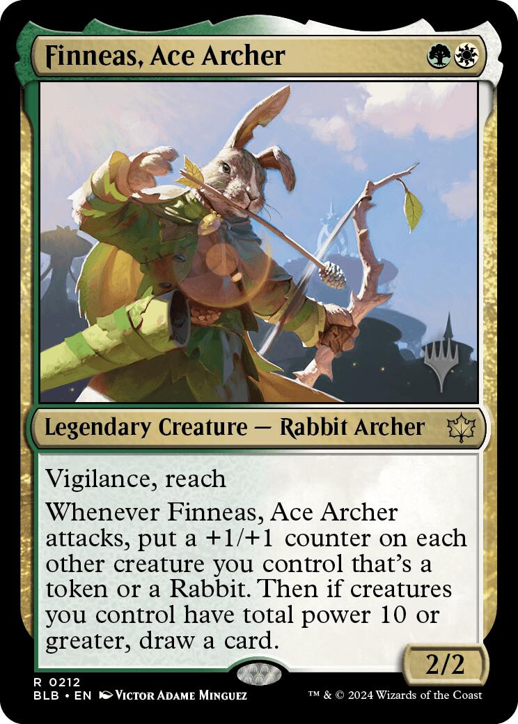 Finneas, Ace Archer (Promo Pack) [Bloomburrow Promos] | North of Exile Games
