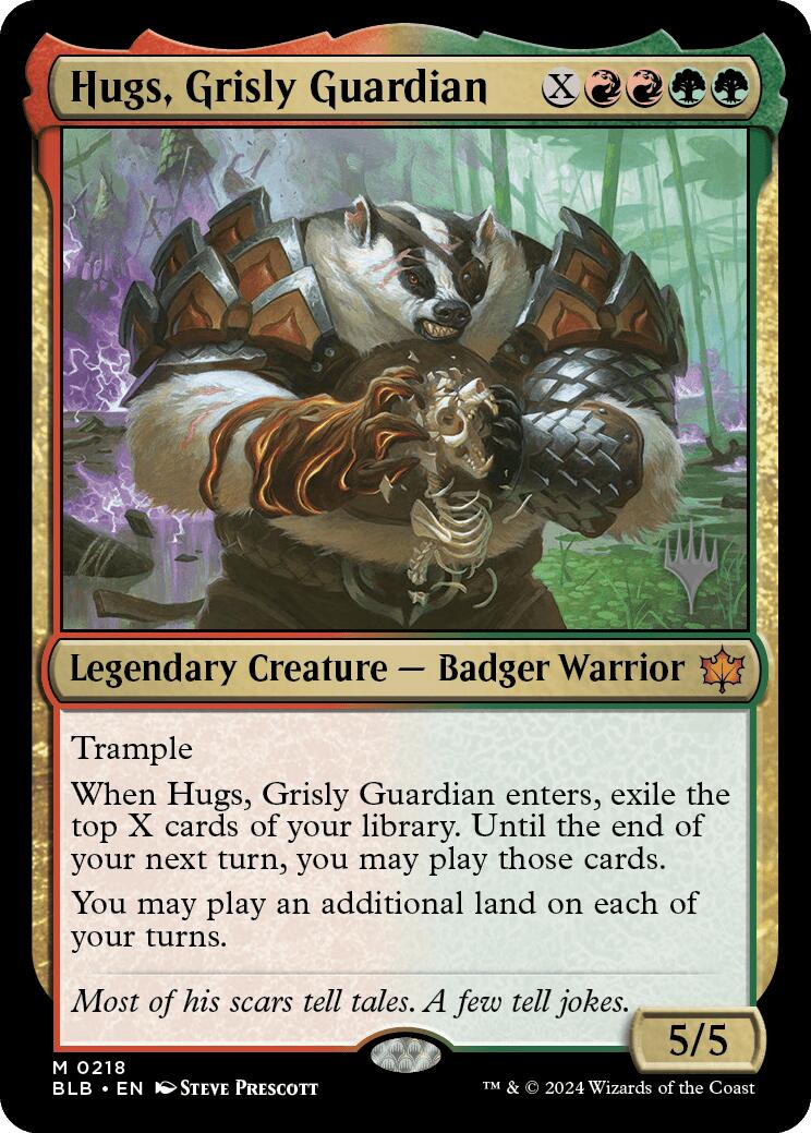 Hugs, Grisly Guardian (Promo Pack) [Bloomburrow Promos] | North of Exile Games