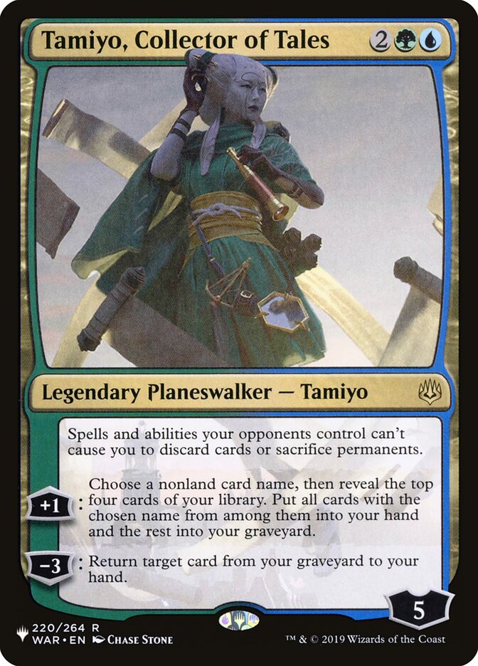 Tamiyo, Collector of Tales [The List] | North of Exile Games