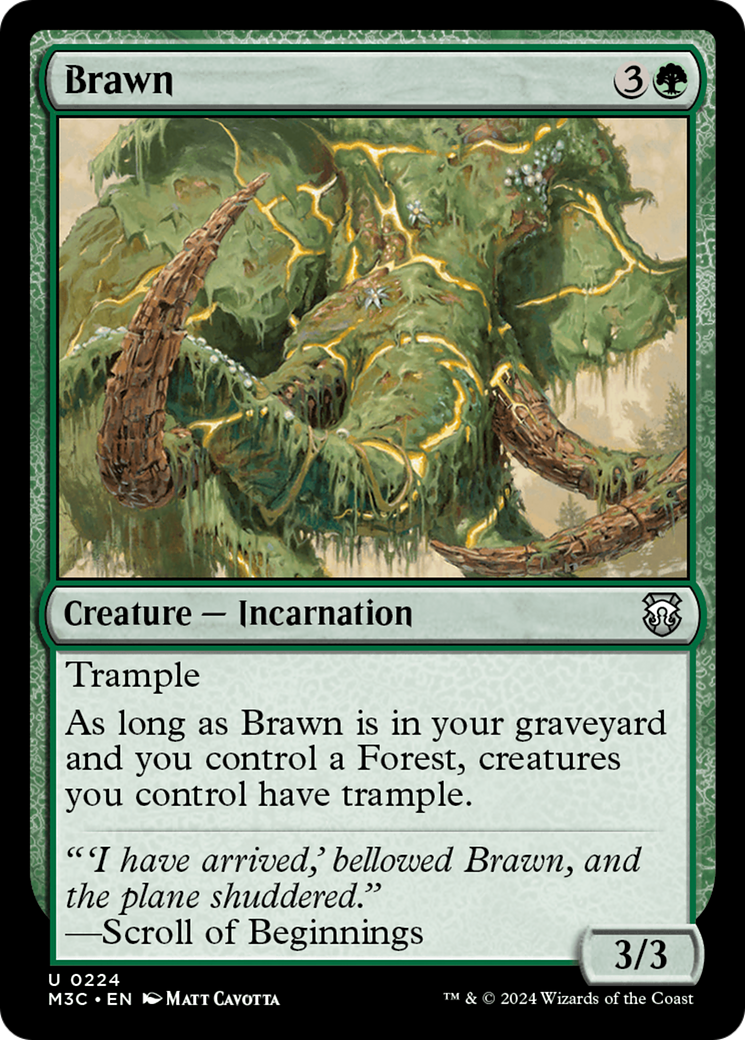 Brawn [Modern Horizons 3 Commander] | North of Exile Games