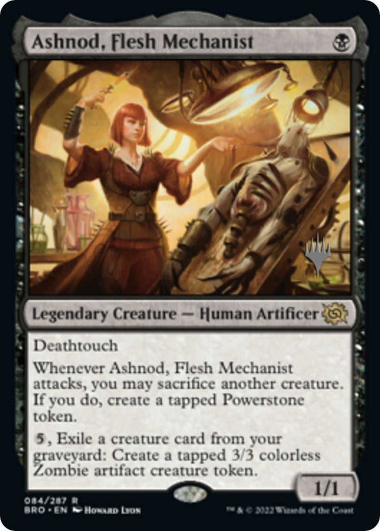 Ashnod, Flesh Mechanist (Promo Pack) [The Brothers' War Promos] | North of Exile Games