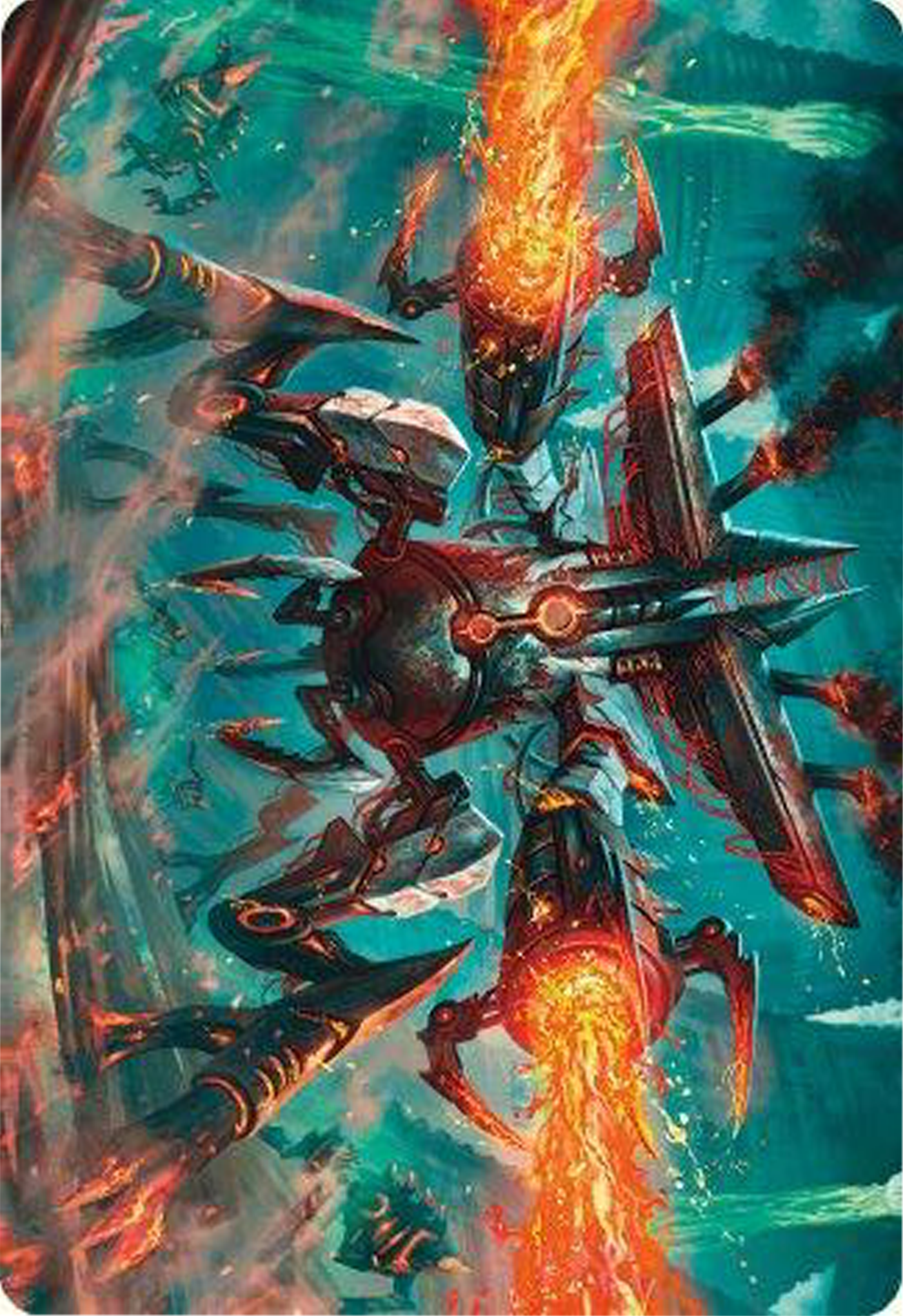 Exterminator Magmarch Art Card [Modern Horizons 3 Art Series] | North of Exile Games