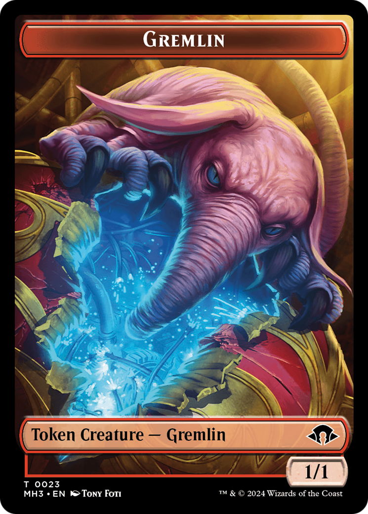 Gremlin // Energy Reserve Double-Sided Token [Modern Horizons 3 Tokens] | North of Exile Games