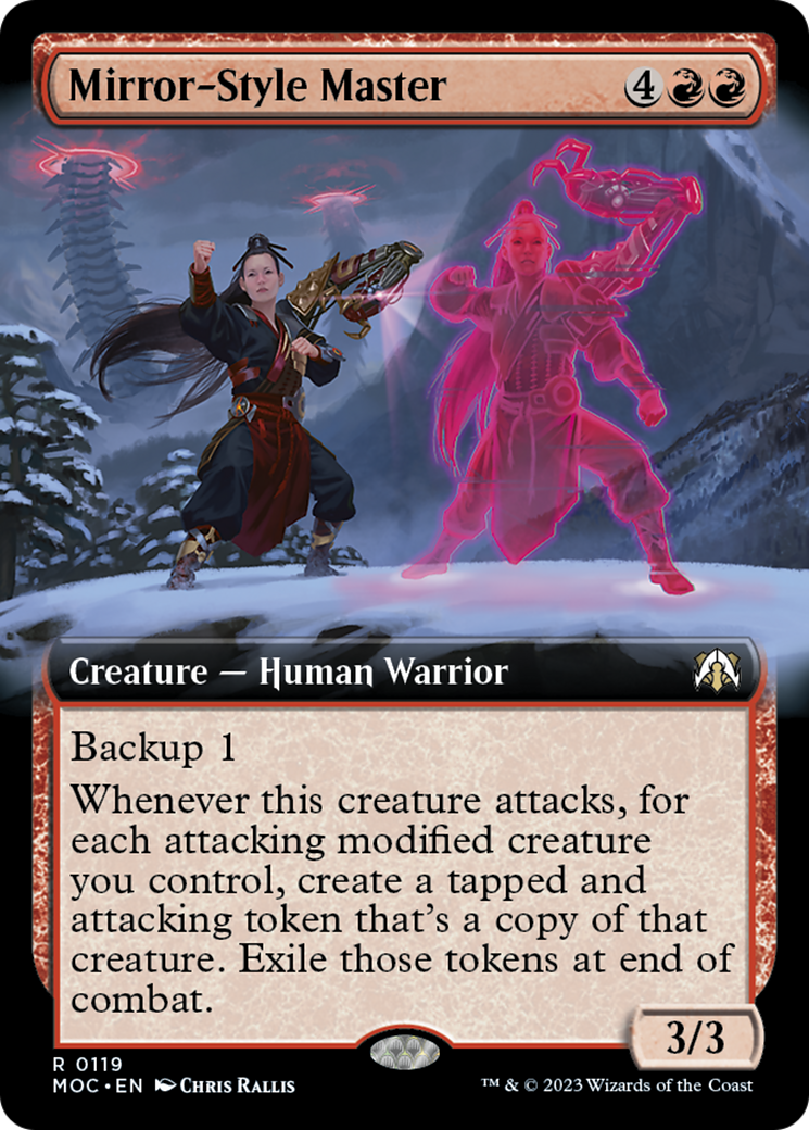 Mirror-Style Master (Extended Art) [March of the Machine Commander] | North of Exile Games