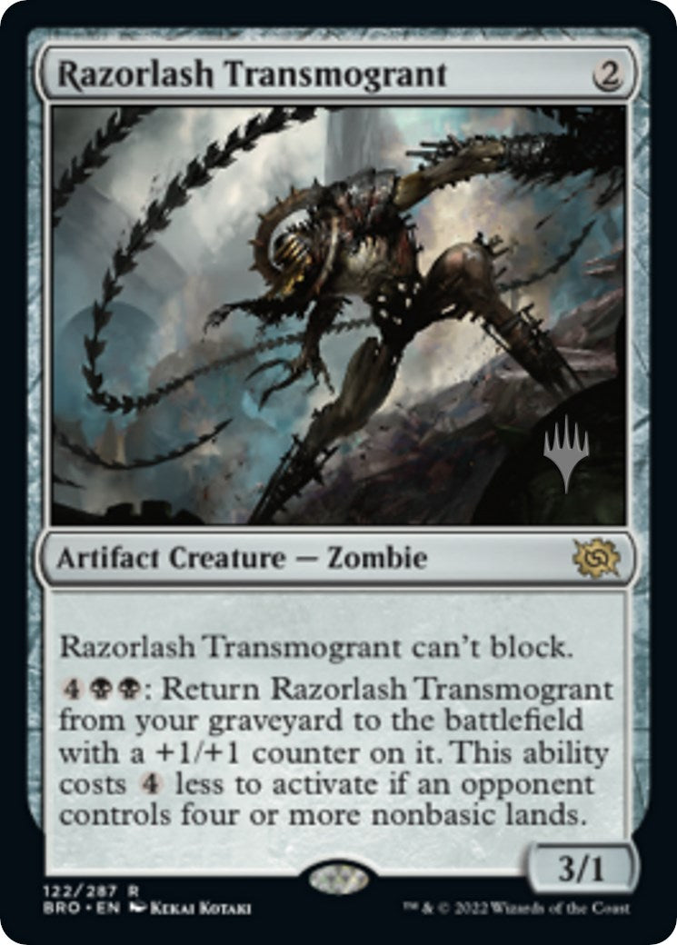 Razorlash Transmogrant (Promo Pack) [The Brothers' War Promos] | North of Exile Games