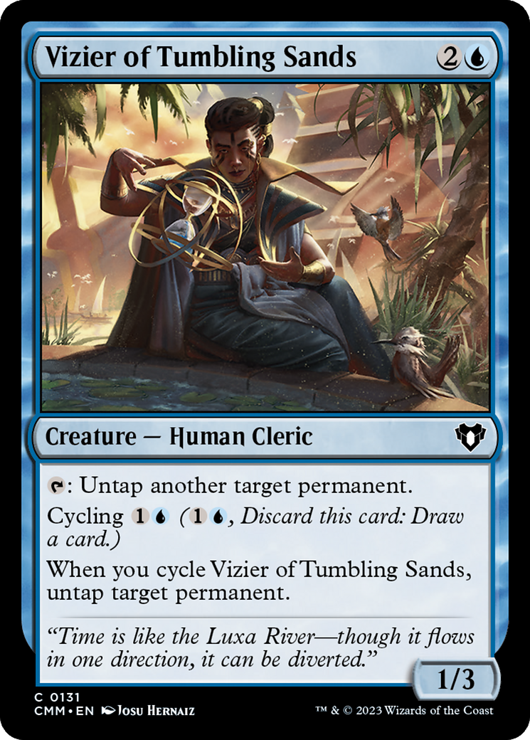 Vizier of Tumbling Sands [Commander Masters] | North of Exile Games