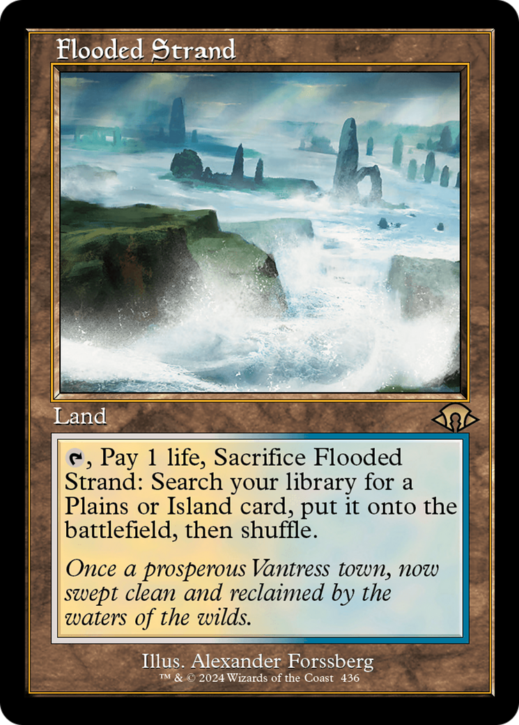 Flooded Strand (Retro) [Modern Horizons 3] | North of Exile Games