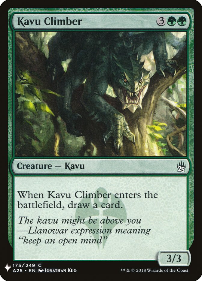 Kavu Climber [Mystery Booster] | North of Exile Games