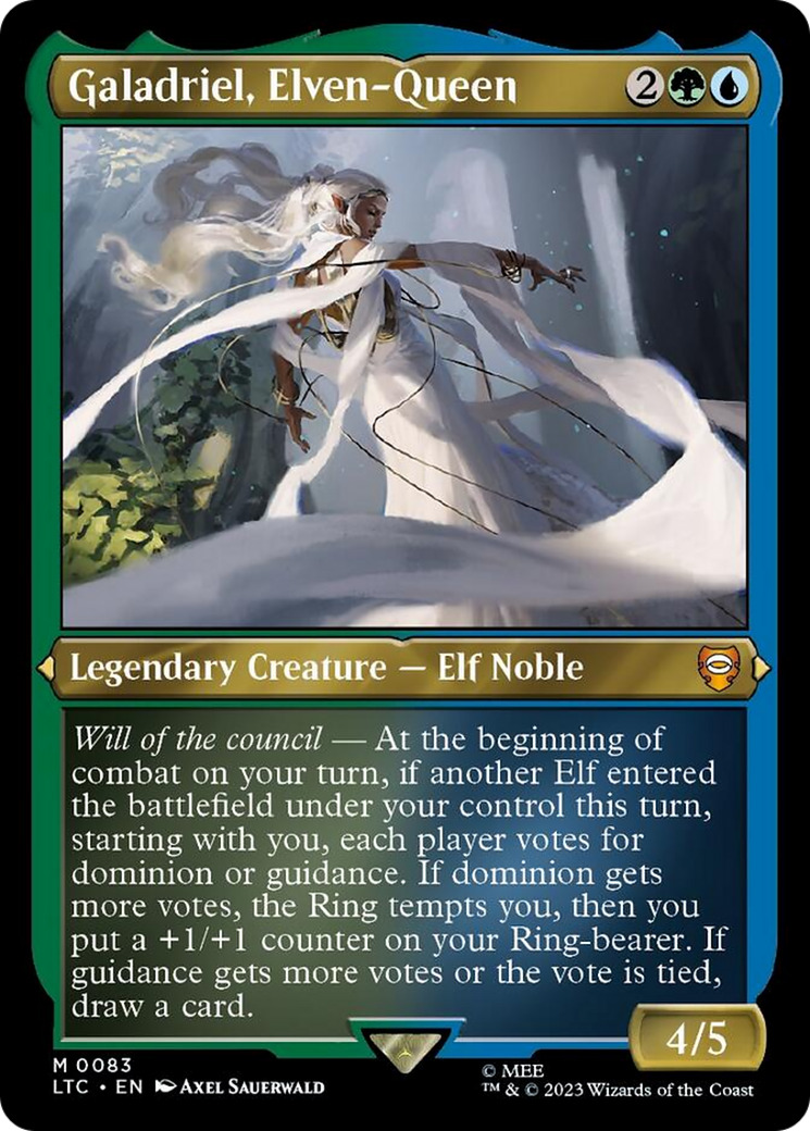 Galadriel, Elven-Queen (Display Commander) [The Lord of the Rings: Tales of Middle-Earth Commander] | North of Exile Games