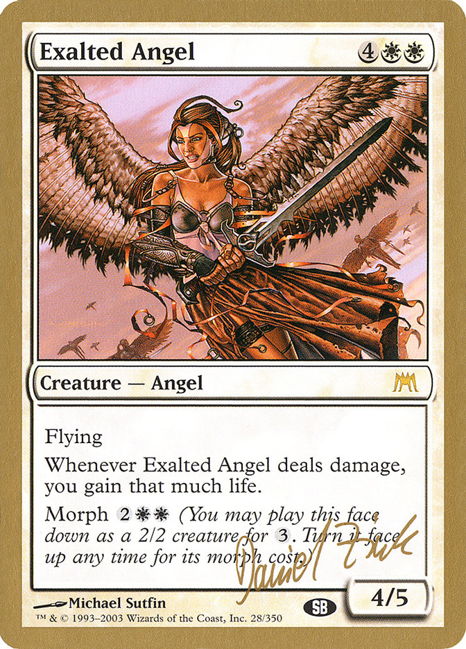 Exalted Angel (Daniel Zink) (SB) [World Championship Decks 2003] | North of Exile Games
