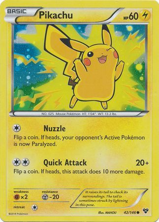Pikachu (42/146) (2014 Movie Promo) [Miscellaneous Cards] | North of Exile Games