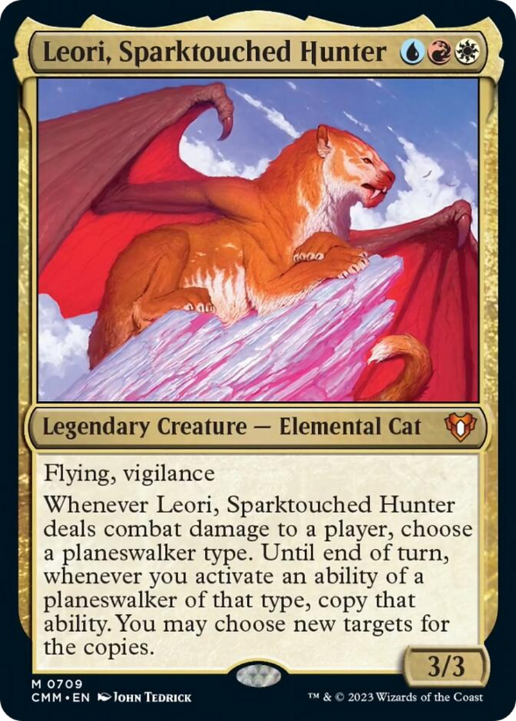 Leori, Sparktouched Hunter [Commander Masters] | North of Exile Games