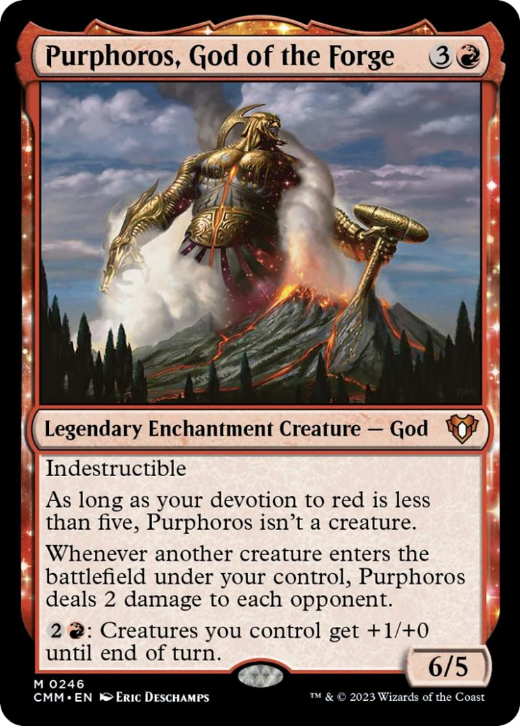 Purphoros, God of the Forge [Commander Masters] | North of Exile Games