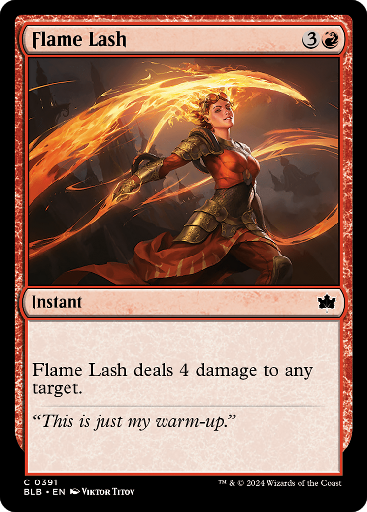 Flame Lash [Bloomburrow] | North of Exile Games