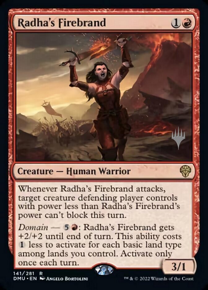 Radha's Firebrand (Promo Pack) [Dominaria United Promos] | North of Exile Games