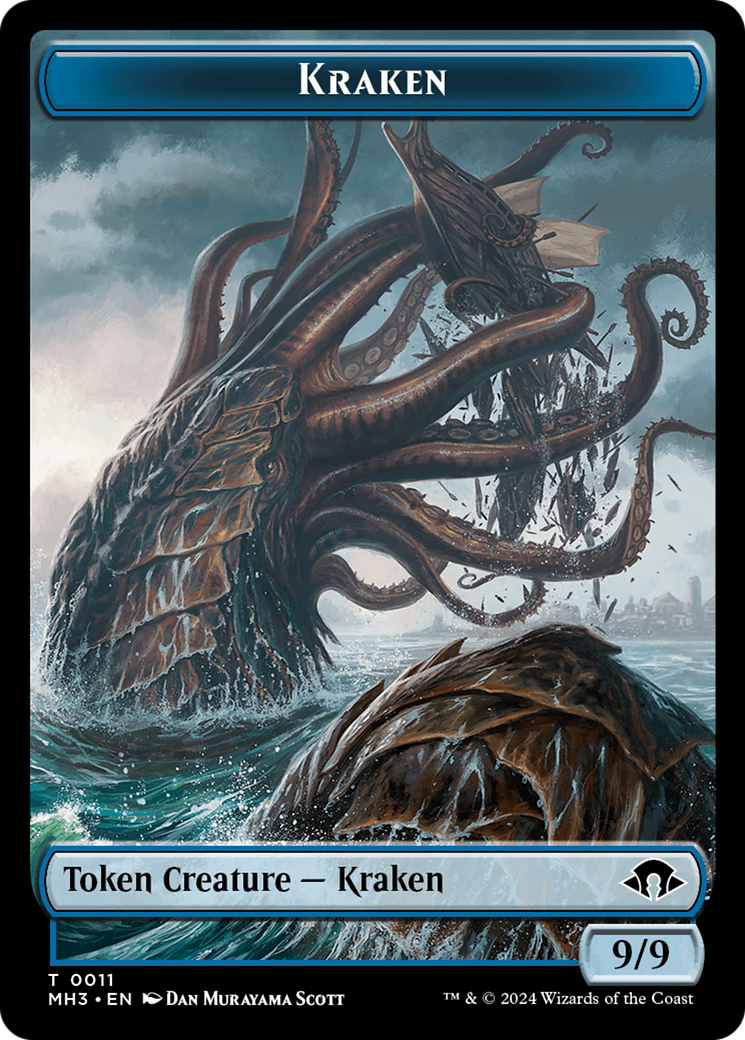 Kraken Token [Modern Horizons 3 Tokens] | North of Exile Games