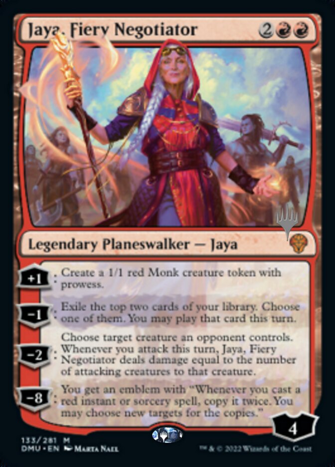 Jaya, Fiery Negotiator (Promo Pack) [Dominaria United Promos] | North of Exile Games