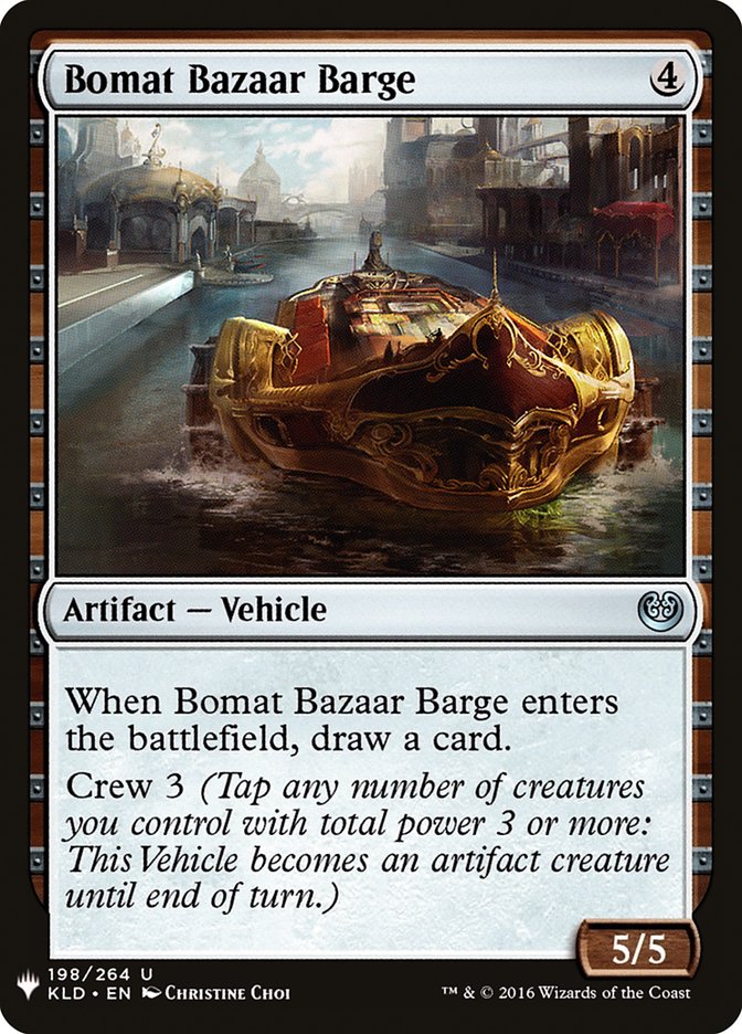 Bomat Bazaar Barge [Mystery Booster] | North of Exile Games