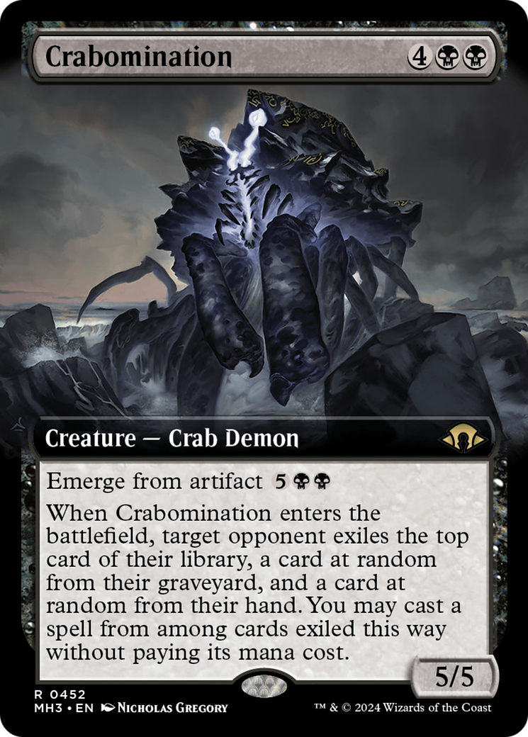 Crabomination (Extended Art) [Modern Horizons 3] | North of Exile Games