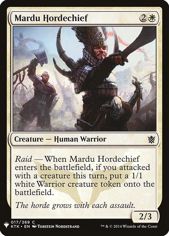 Mardu Hordechief [Mystery Booster] | North of Exile Games