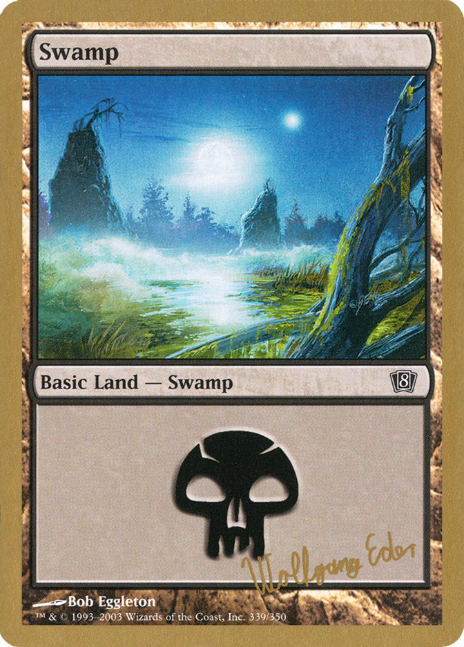 Swamp (we339) (Wolfgang Eder) [World Championship Decks 2003] | North of Exile Games