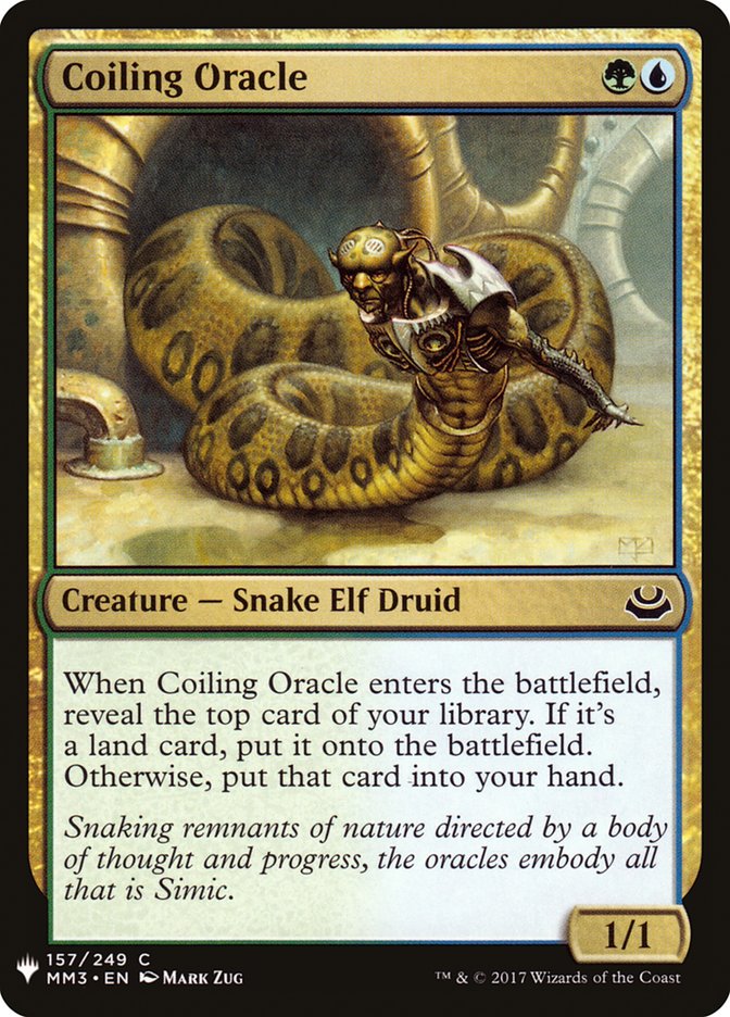 Coiling Oracle [Mystery Booster] | North of Exile Games