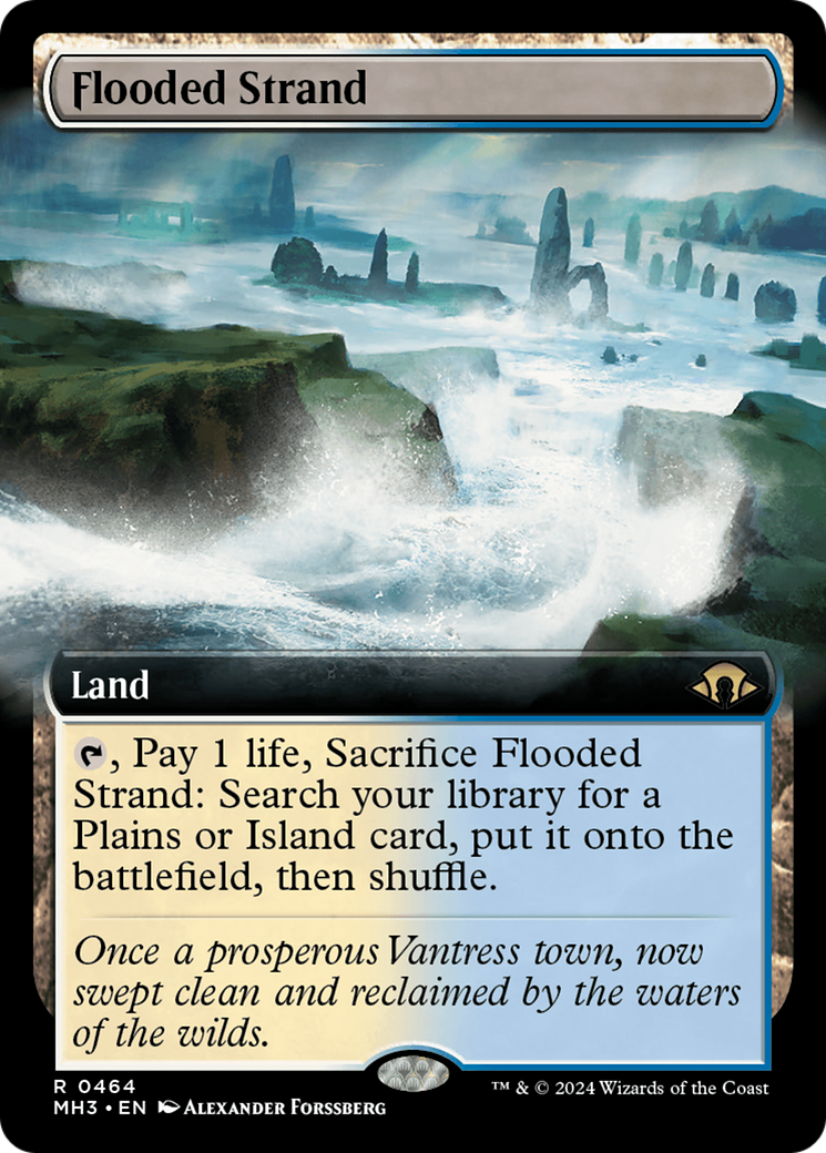 Flooded Strand (Extended Art) [Modern Horizons 3] | North of Exile Games