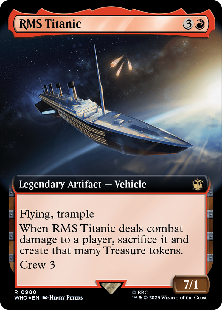 RMS Titanic (Extended Art) (Surge Foil) [Doctor Who] | North of Exile Games