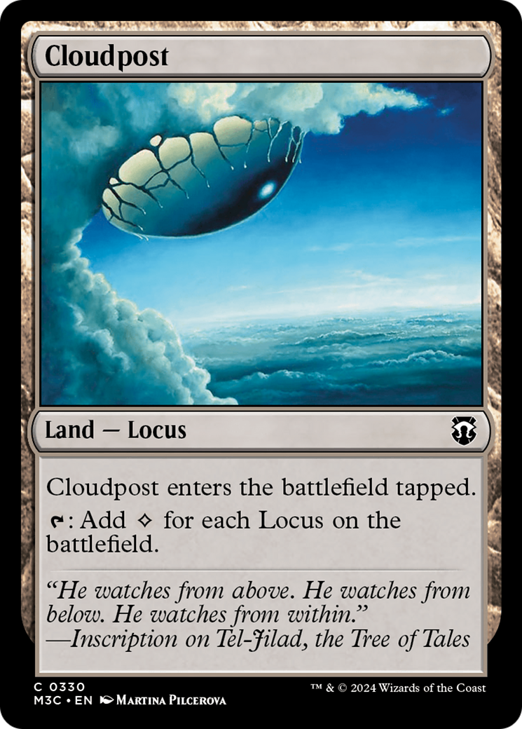 Cloudpost (Ripple Foil) [Modern Horizons 3 Commander] | North of Exile Games