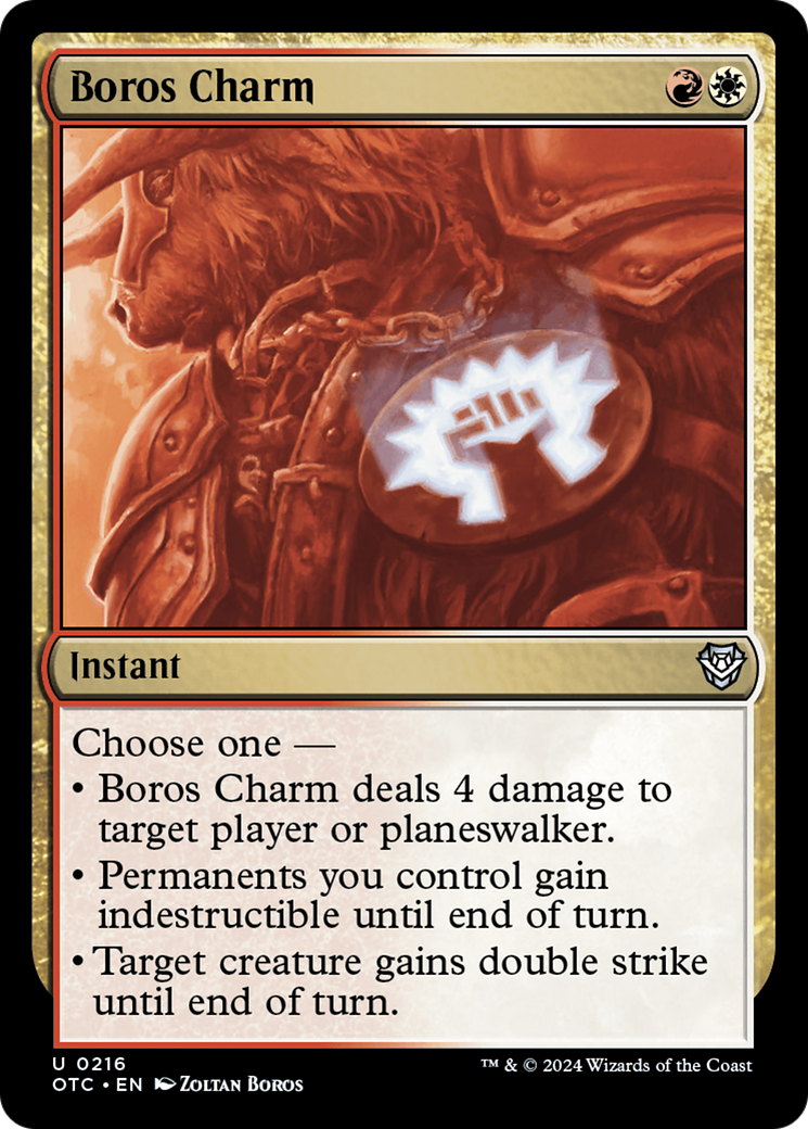 Boros Charm [Outlaws of Thunder Junction Commander] | North of Exile Games