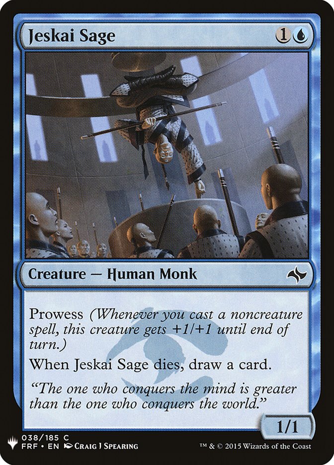 Jeskai Sage [Mystery Booster] | North of Exile Games