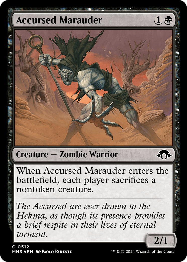 Accursed Marauder (Ripple Foil) [Modern Horizons 3] | North of Exile Games