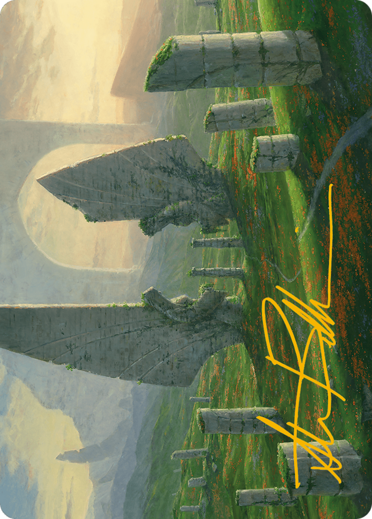 Monumental Henge Art Card (Gold-Stamped Signature) [Modern Horizons 3 Art Series] | North of Exile Games
