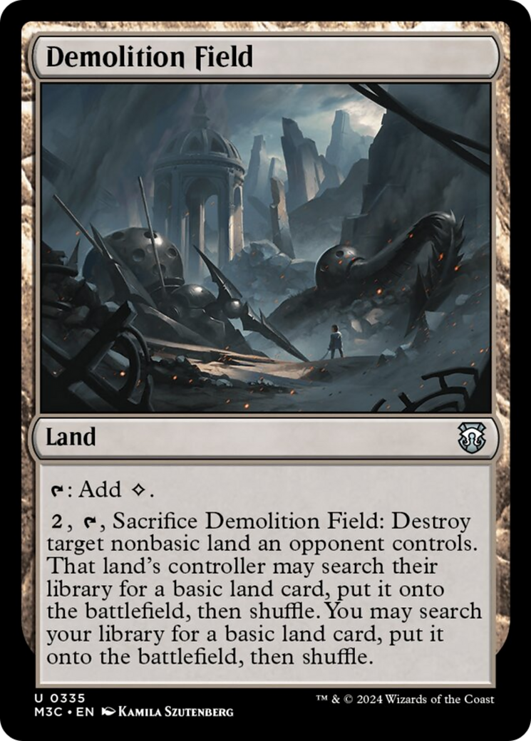 Demolition Field (Ripple Foil) [Modern Horizons 3 Commander] | North of Exile Games