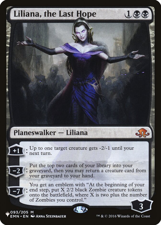 Liliana, the Last Hope [The List] | North of Exile Games