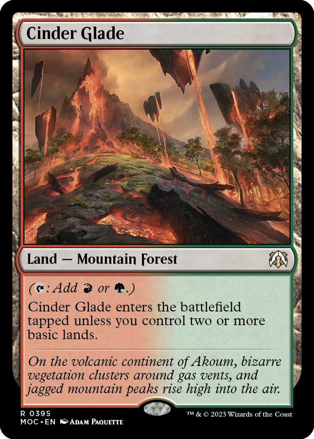 Cinder Glade [March of the Machine Commander] | North of Exile Games