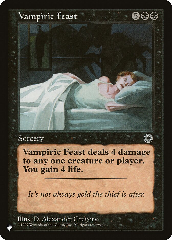 Vampiric Feast [The List] | North of Exile Games