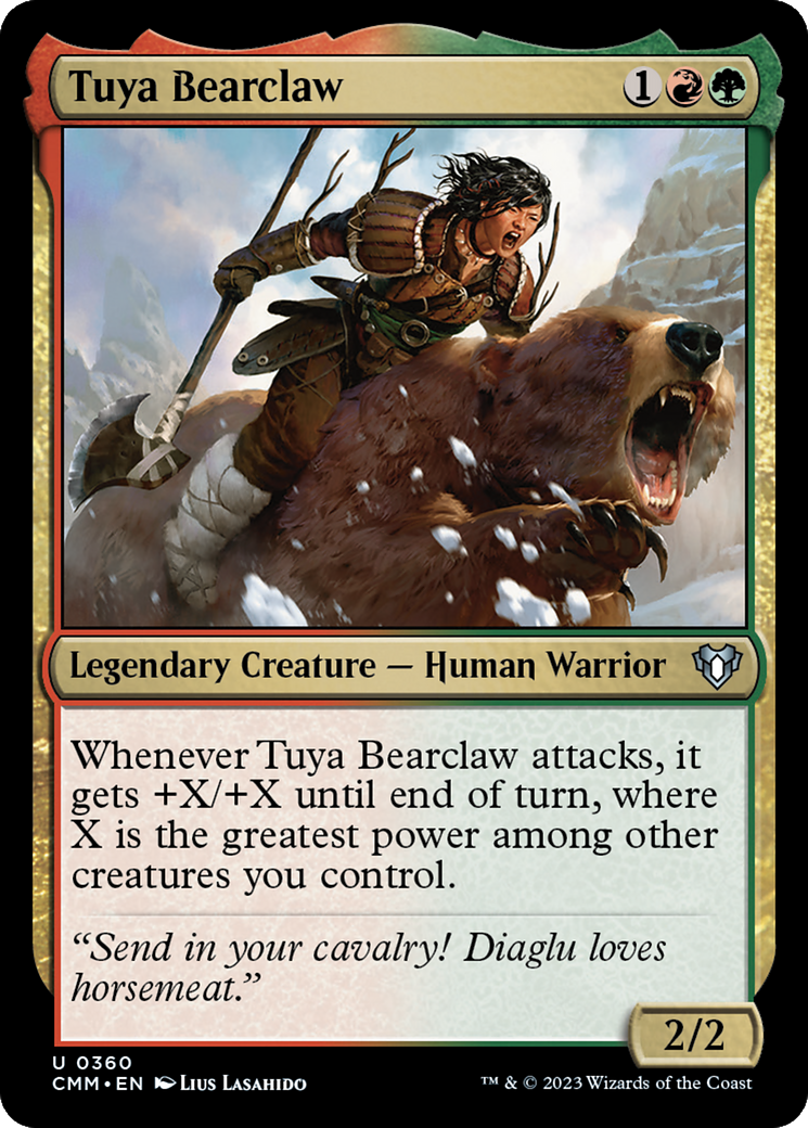 Tuya Bearclaw [Commander Masters] | North of Exile Games
