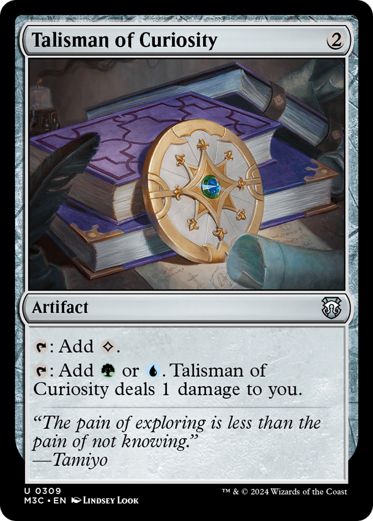 Talisman of Curiosity (Ripple Foil) [Modern Horizons 3 Commander] | North of Exile Games