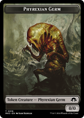 Phyrexian Germ // Blood Double-Sided Token [Modern Horizons 3 Tokens] | North of Exile Games