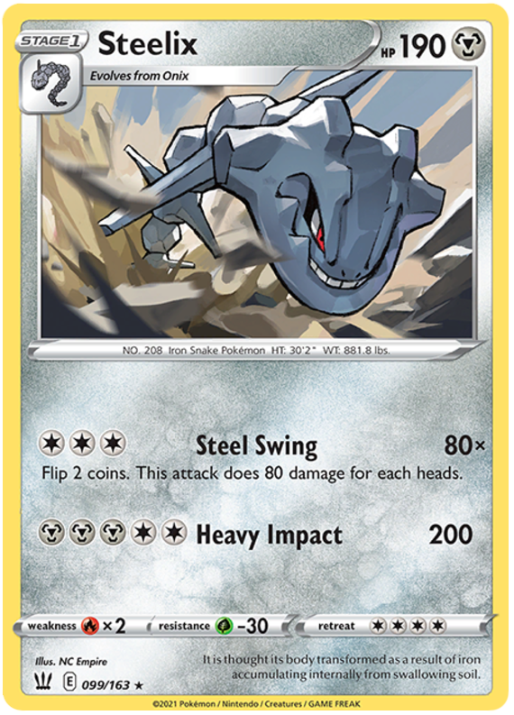Steelix (099/163) [Sword & Shield: Battle Styles] | North of Exile Games