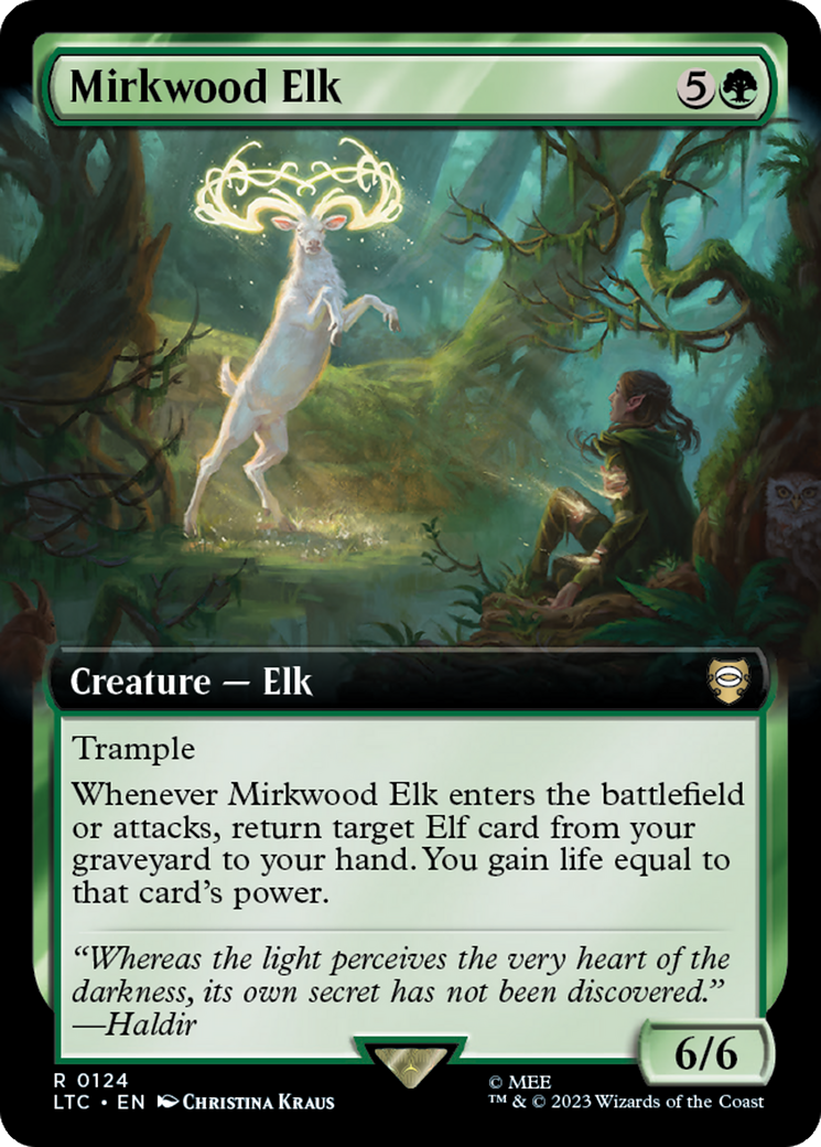Mirkwood Elk (Extended Art) [The Lord of the Rings: Tales of Middle-Earth Commander] | North of Exile Games
