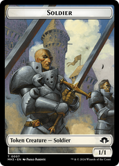 Eldrazi Spawn // Soldier Double-Sided Token [Modern Horizons 3 Tokens] | North of Exile Games