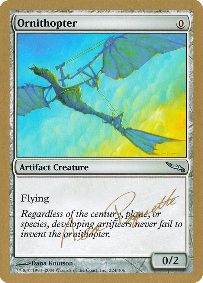 Ornithopter (Aeo Paquette) [World Championship Decks 2004] | North of Exile Games
