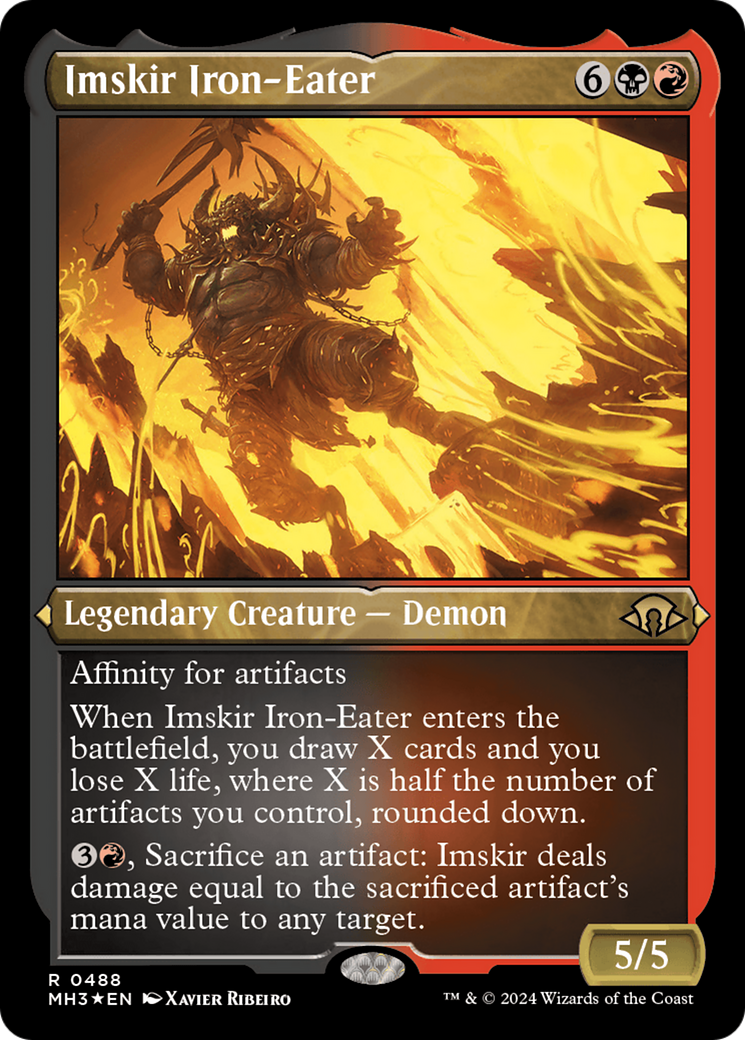 Imskir Iron-Eater (Foil Etched) [Modern Horizons 3] | North of Exile Games