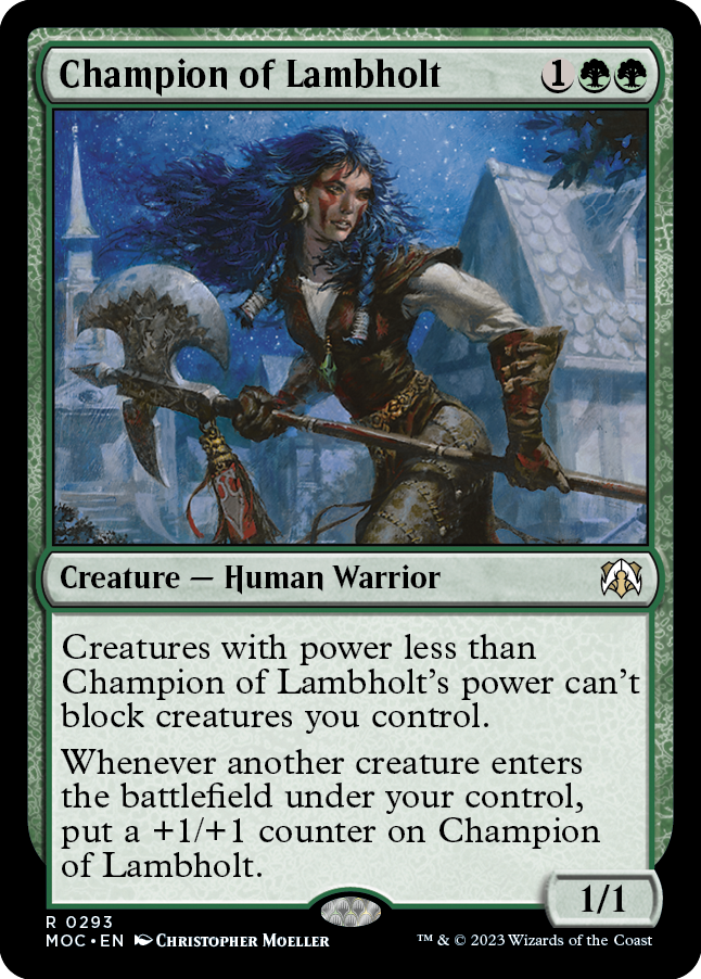 Champion of Lambholt [March of the Machine Commander] | North of Exile Games