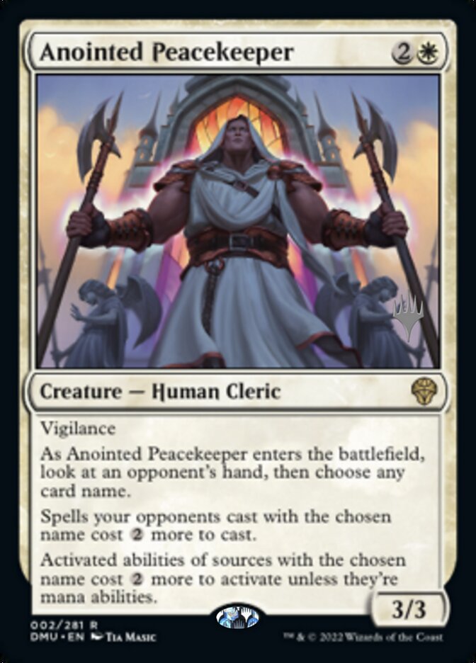 Anointed Peacekeeper (Promo Pack) [Dominaria United Promos] | North of Exile Games