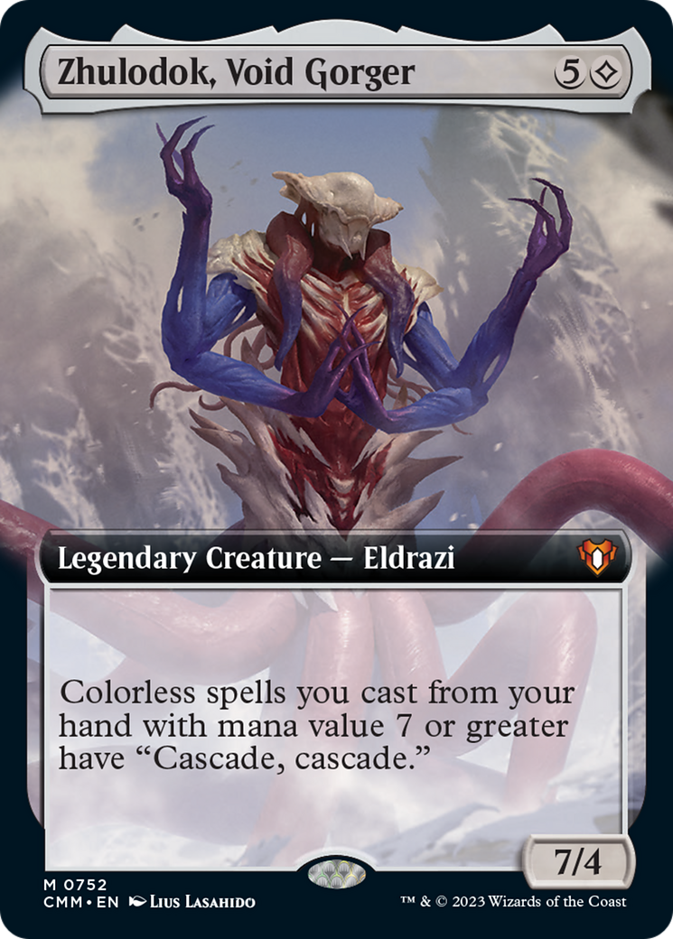 Zhulodok, Void Gorger (Extended Art) [Commander Masters] | North of Exile Games