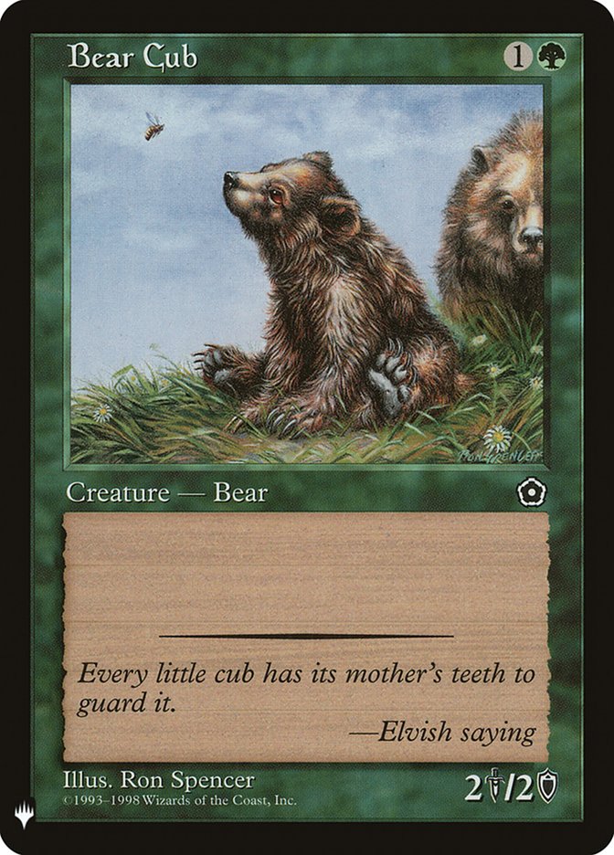 Bear Cub [Mystery Booster] | North of Exile Games